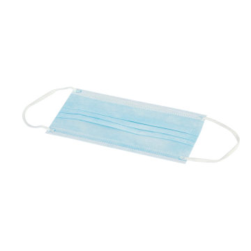 Foldable Disposable Face Mask Non-Woven 3 Ply  White Face Dust Mask